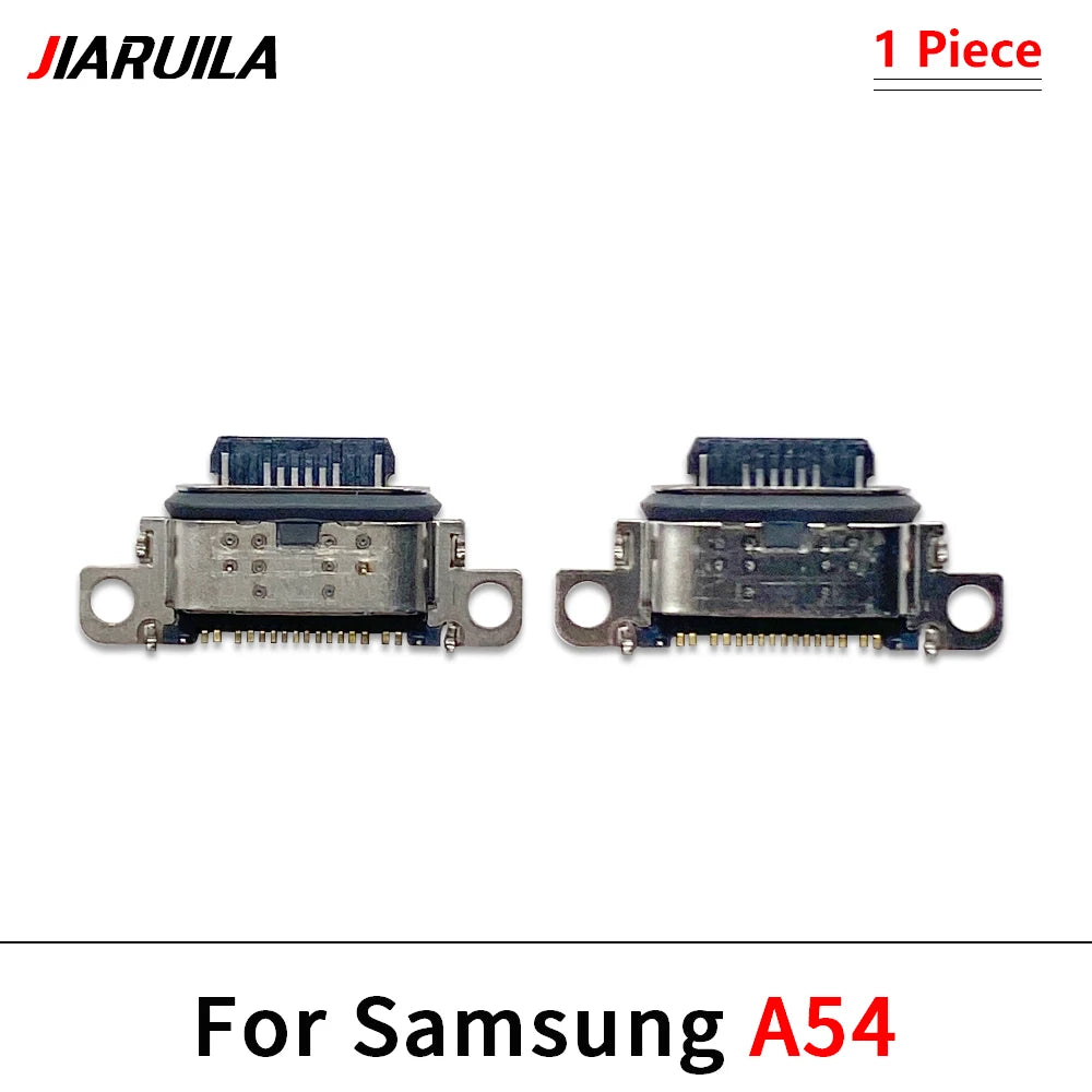 10Pcs, Micro USB socket connector charger Charging Port For Samsung A14 A04 A04s A04E A24 A34 A54 A05 A05s A13 A23 A33 A53 4G 5G Samsung phone repair parts