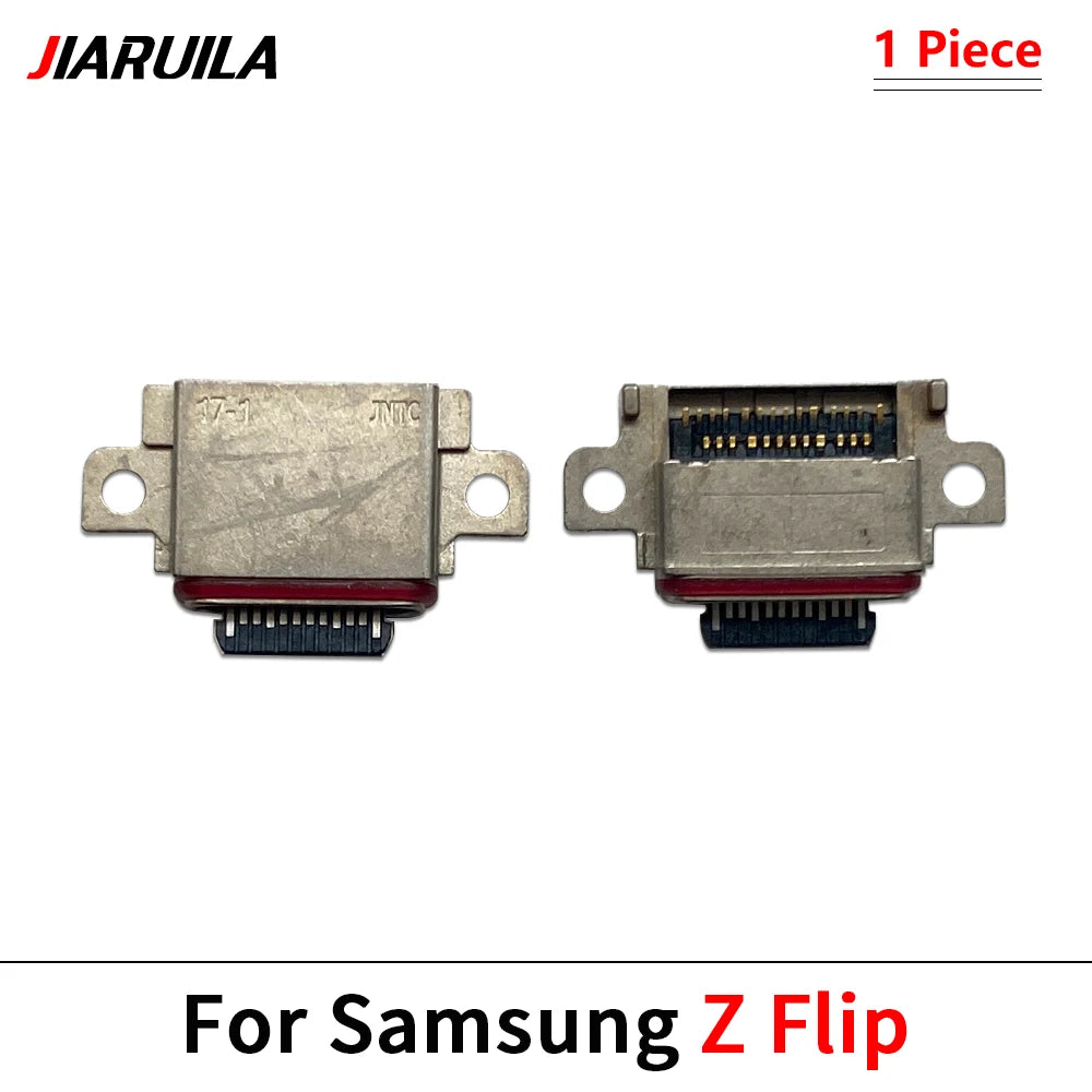 10Pcs/Lot, Charger Micro USB Charging Port Dock Connector Socket For Samsung Z Flip 2 3 4 5 / Z Fold 2 3 4 5 Samsung phone repair parts