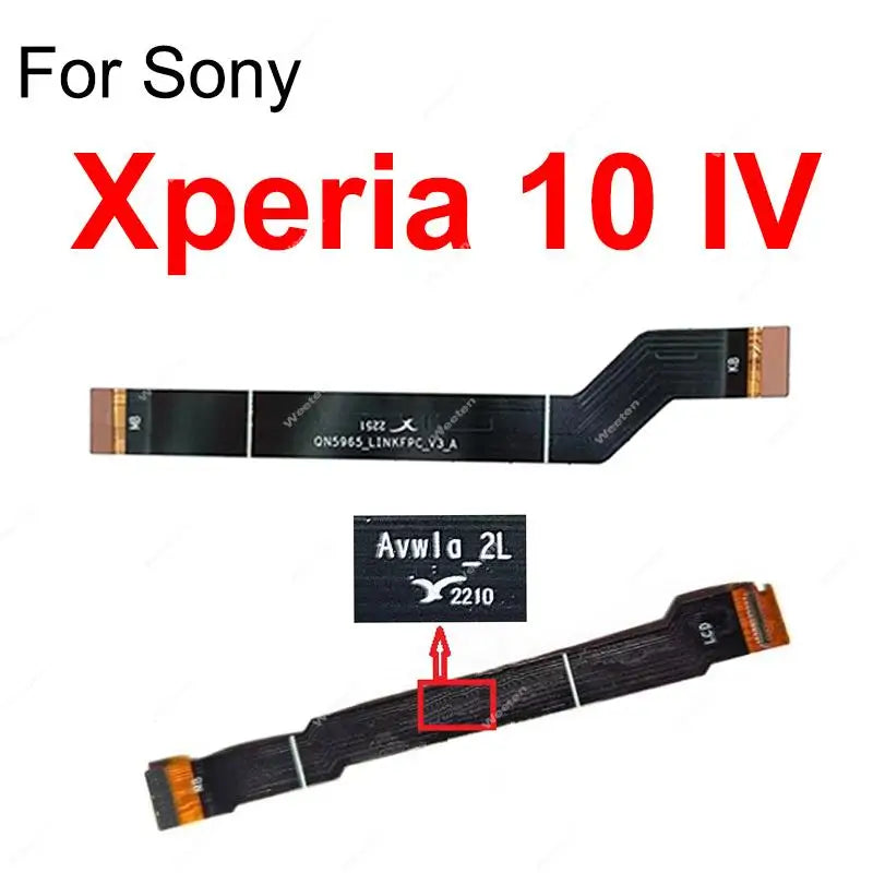 Motherboard LCD Display Flex Cable For Sony Xperia 10 IV XQ-CC54, XQ-CC72 Mainboard LCD Screen Connector Flex Ribbon Parts Sony phone repair parts