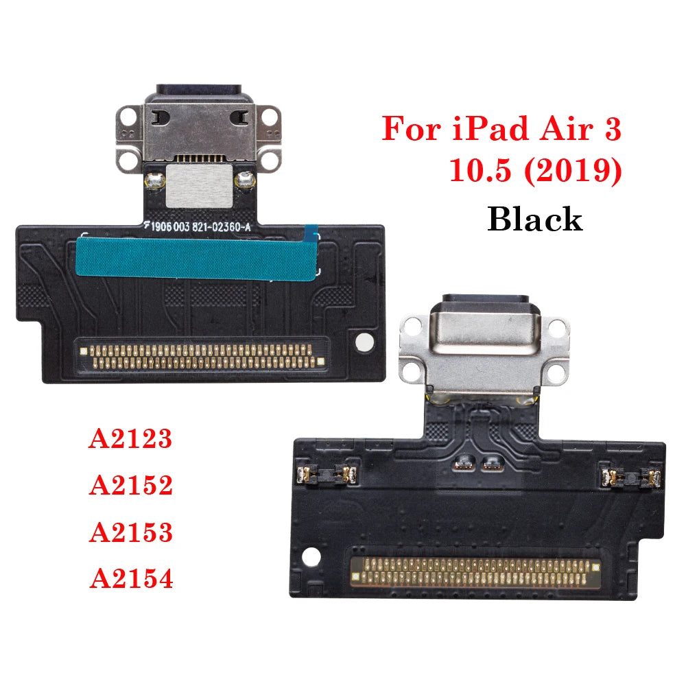 Dock Connector Data Plug Jack Socket USB Charging Port Flex For iPad Air 3 Pro 10.5  A1701 A1709 A1852 A2123 A2152 A2153 A2154 iPad tablet repair parts