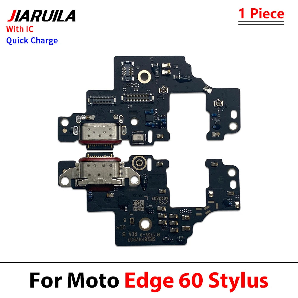 Dock Connector USB Charger Charging Port Micro Board Flex Cable For Motorola Moto Edge 40 50 60 Neo Pro Fusion Ultra Stylus Motorola phone repair parts