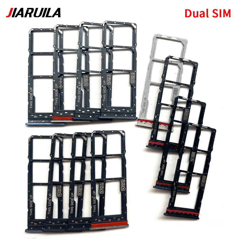 10Pcs, SIM Card Tray Slot Holder Adapter Accessories For Motorola Moto E13 E32 E22 E22i Motorola phone repair parts