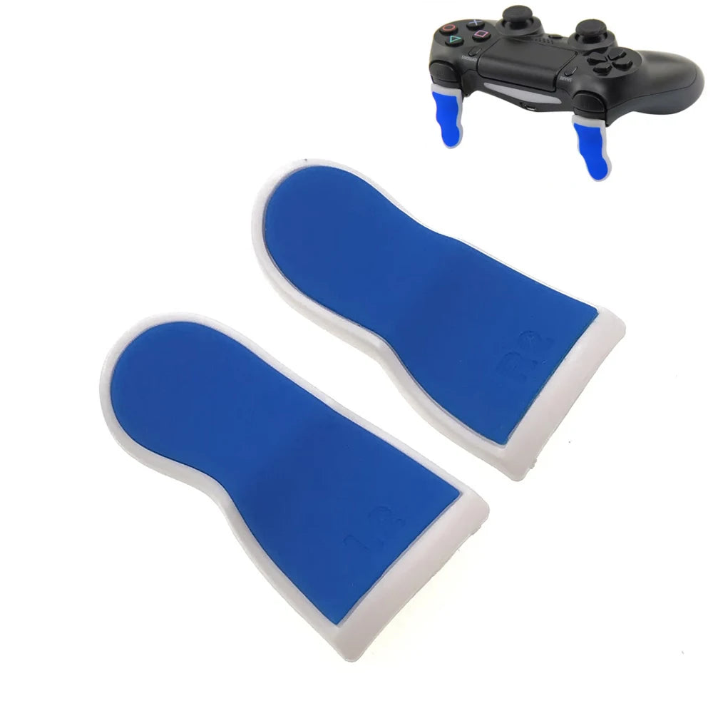 L2 R2 Buttons Extention Trigger Soft Touch Grip Extenders For PlayStation 4 PS4 Pro PS4 Controller Game console repair parts