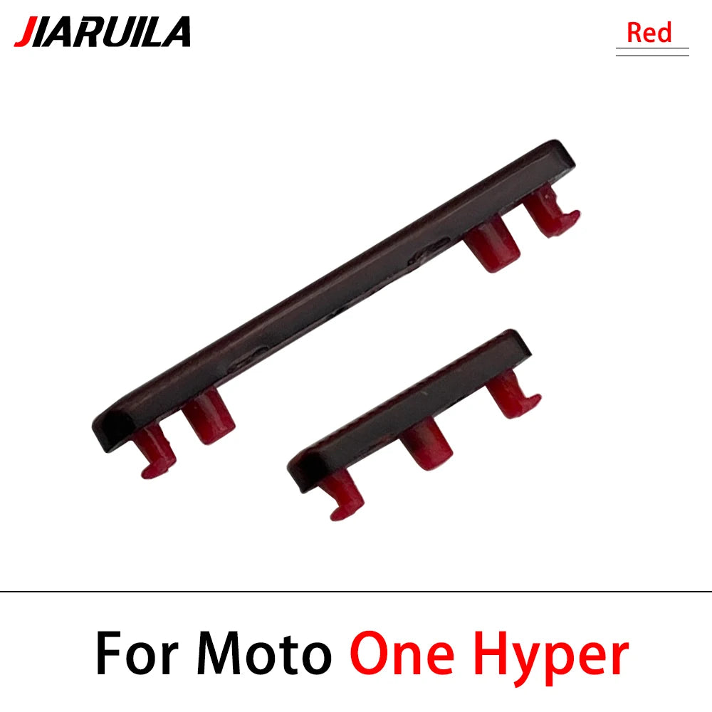 10Pcs, New For Motorola Moto One Action Vision Hyper Macro Fusion Plus Power Volume Side Button Key Replacement Parts Motorola phone repair parts