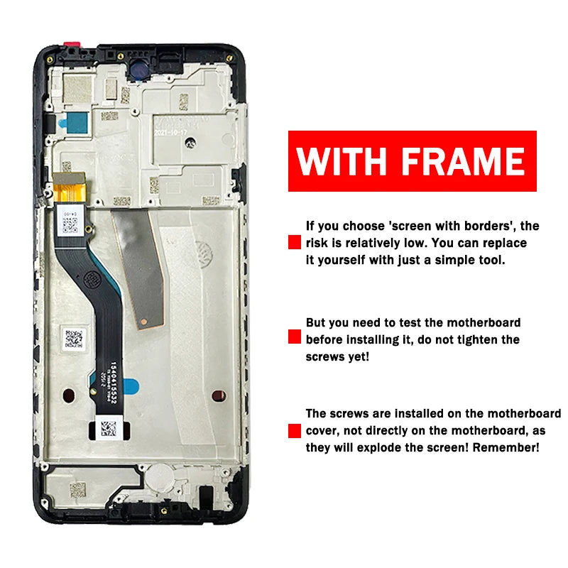 G40 Fusion Screen For Motorola Moto G60 G60S PANB0001IN XT2133-2 Display Touch Screen Assembly For Moto G51 5G XT2171-2 LCD Motorola phone repair parts