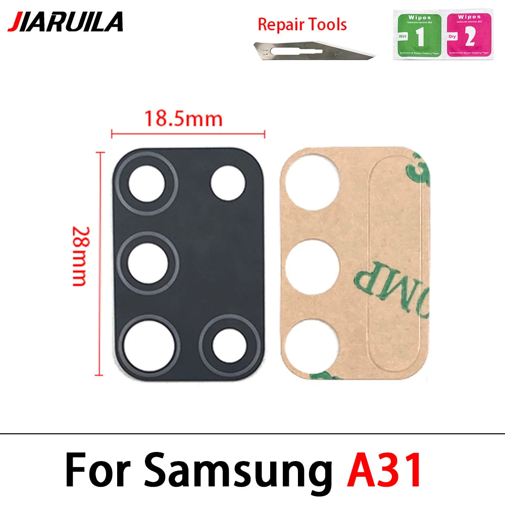 Back Rear Camera Glass Lens For Samsung A10 A20 A30 A50 A40 A70 A10s A20s A30S A50S A21s A01 A11 A12 A21 A31 A51 A71 Samsung phone repair parts