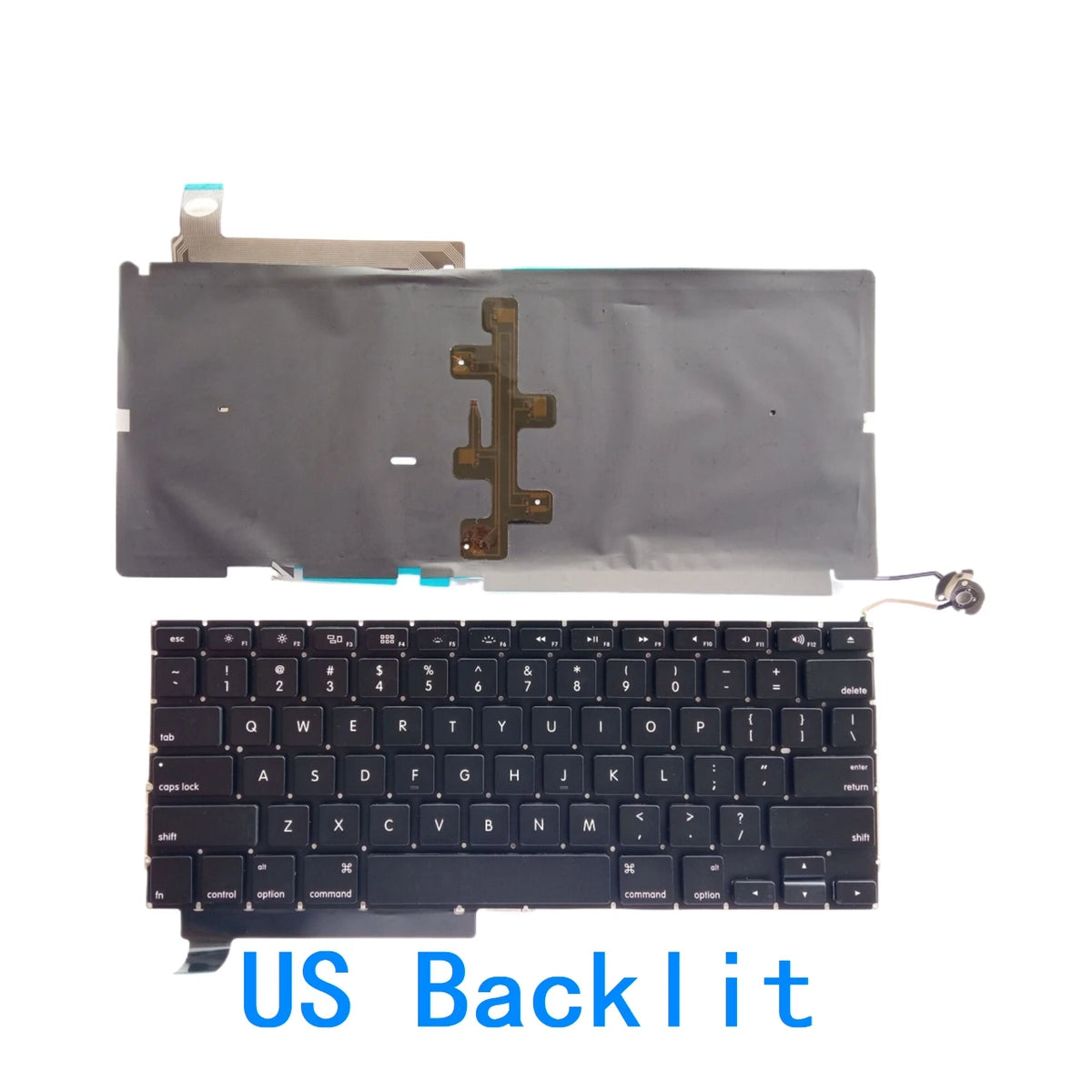 New US Russian Spanish UK Arab Language  Backlit Keyboard For Apple Macbook Pro 15" A1286 2009 2010 2011 2012 MACBOOK laptop repair parts