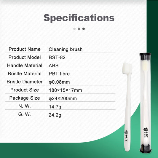 BST-82 PBT Fibre Cleaning Polishing Motherboard IC Glue Removal Cleaning Brush for Circuit IC PCB BGA Phone Electric Repairing Professional Repair Tools