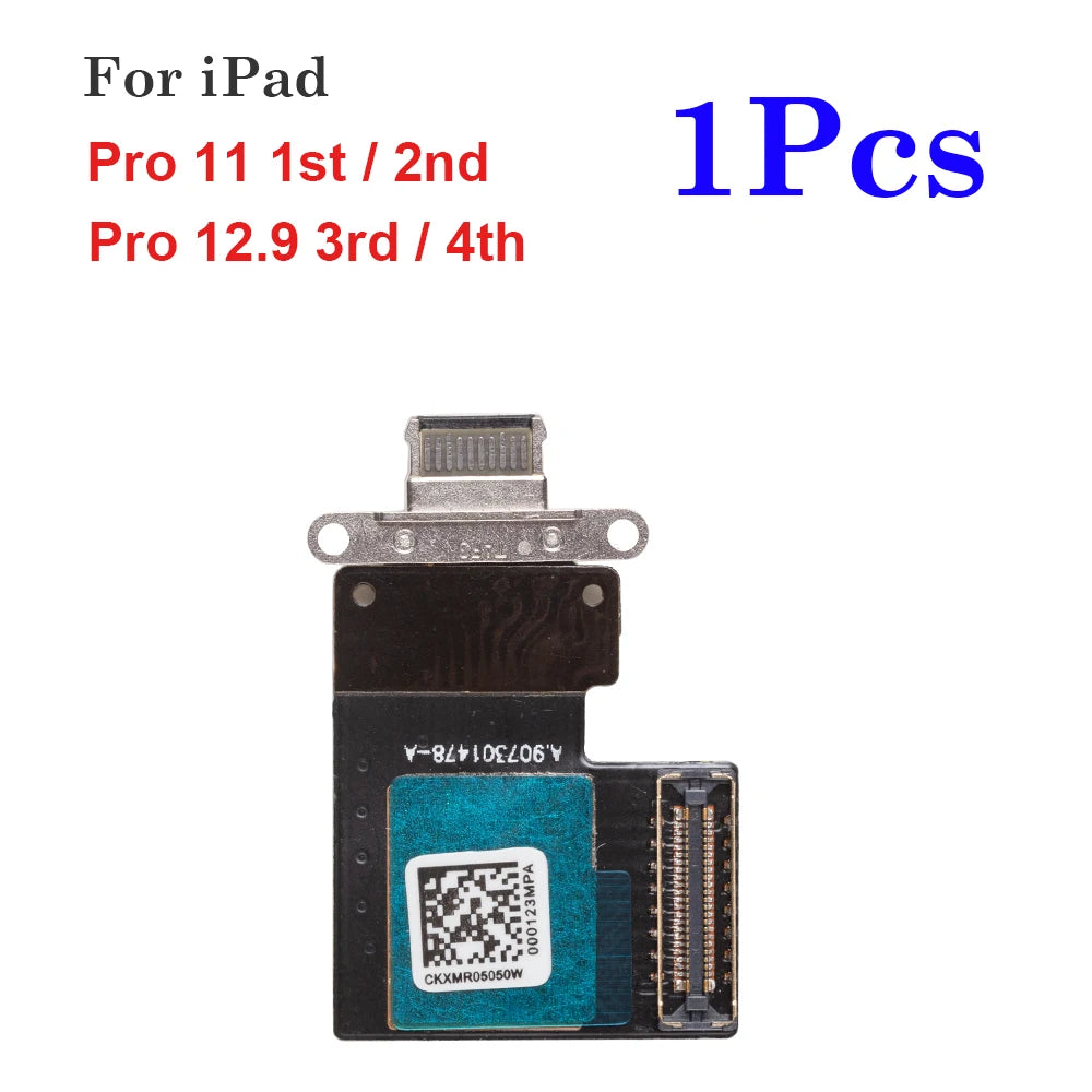 1-20Pcs USB Dock Connector Charging Port Flex Cable For iPad Pro 11 inch (2018) 1st (2020) 2nd & 12.9 inch (2018) 3rd (2020) 4th iPad tablet repair parts