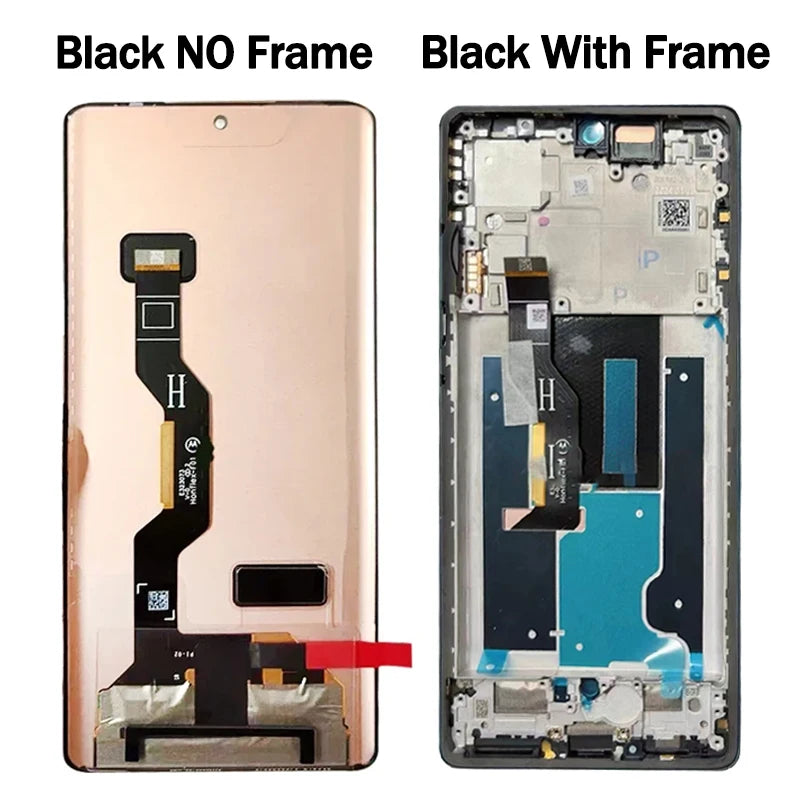 6.7'' P-OLED Edge50Fusion Display For Motorola Moto Edge 50 Fusion LCD Display Touch Screen Digitizer Assembly With Fingerprint Motorola phone repair parts