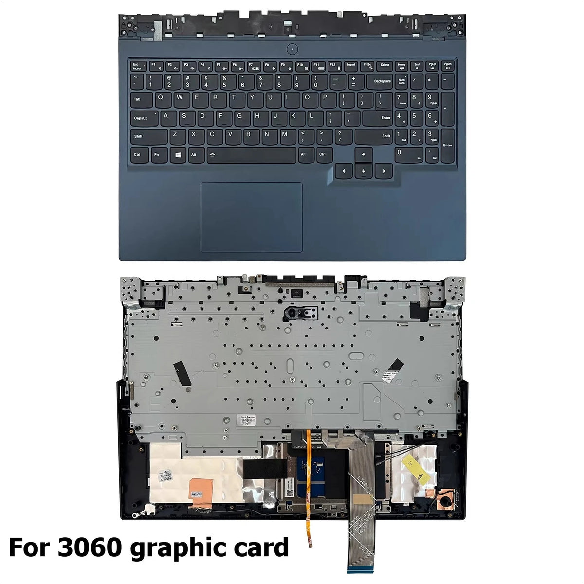Upper case keyboard for Lenovo Legion 5-17ARH05H 15IMH05 15ACH6A Y7000 R7000 P R7000p 2021 topcase palmrest C shell touchpad Lenovo laptop repair parts