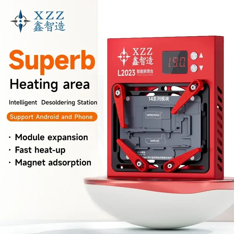 Xinzhizao XZZ L2023 Preheater Desoldering Station for iPhone X - 17PM Android Dot Matrix Motherboard Chip Soldering Repair tools Professional Repair Tools