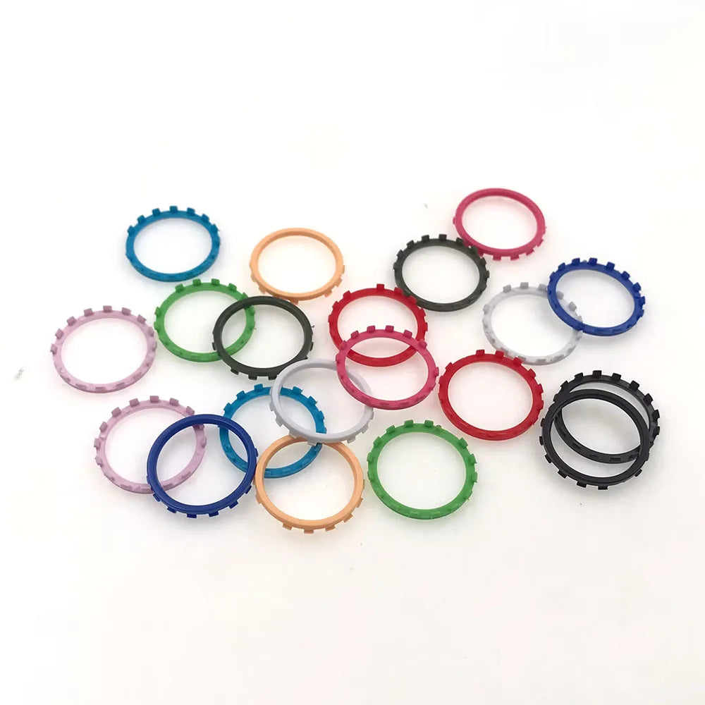 1-5 Pair Color Thumbstick Accent Rings Replacement Parts Accent Rings Replacement Kit  For Xbox One Elite Series 2 Game console repair parts