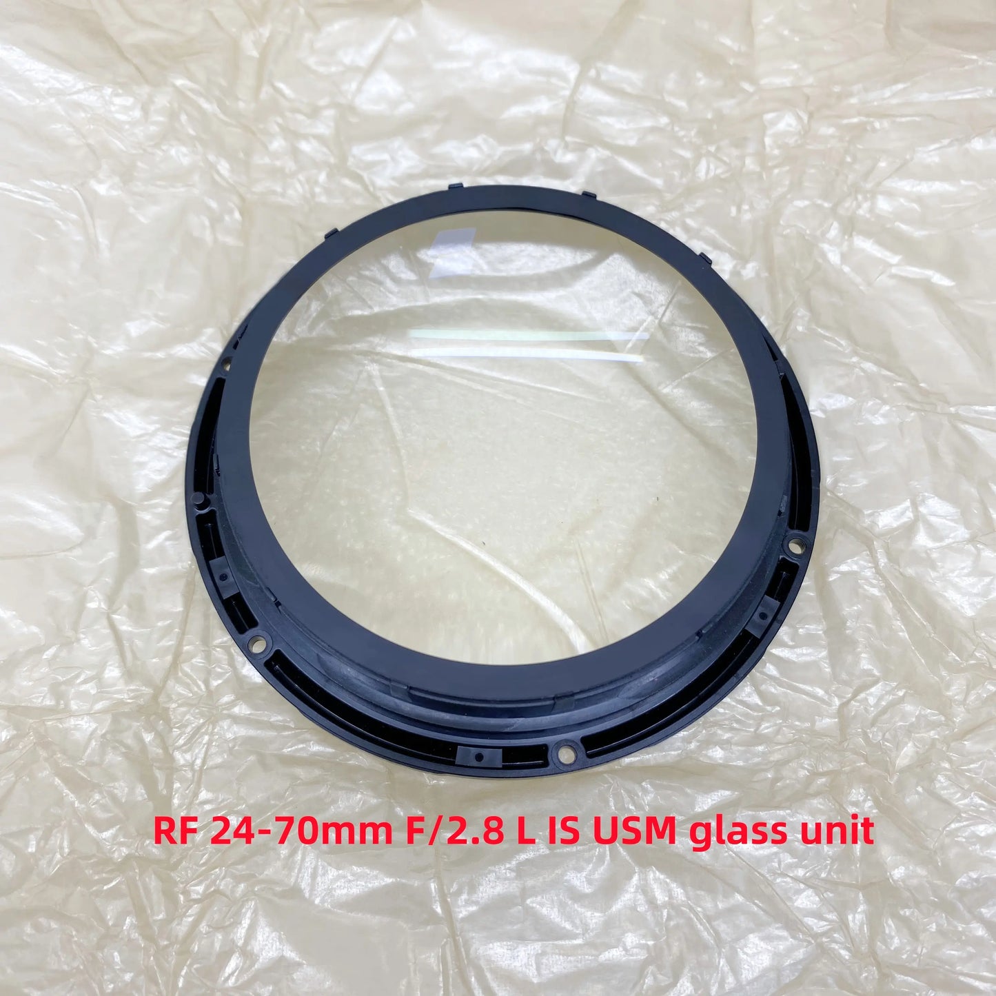 New Original RF24-70 Lens Front First Glass Unit with Plastic for Canon RF 24-70mm F2.8L IS USM Lens Front Big Glass Repair Part  Digital Camera repair parts