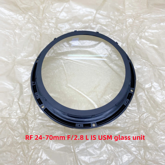 New Original RF24-70 Lens Front First Glass Unit with Plastic for Canon RF 24-70mm F2.8L IS USM Lens Front Big Glass Repair Part  Digital Camera repair parts