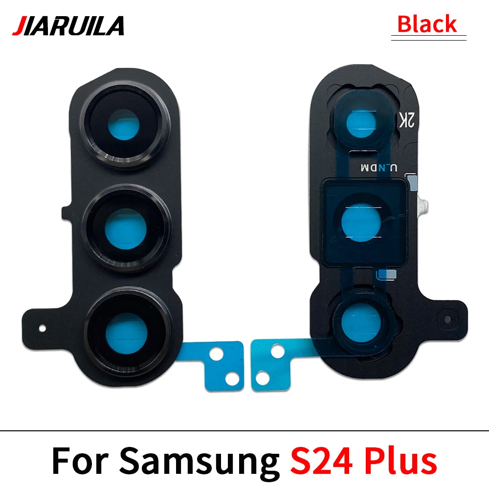New Rear Camera Glass Lens Cover With Frame Holder For Samsung S20 S21 S22 S23 S24 S25 Plus Ultra 4G 5G Replacement Parts Samsung phone repair parts