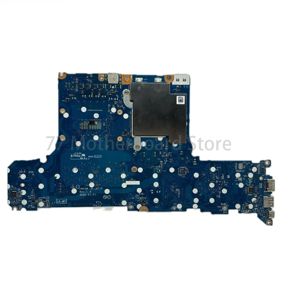 Laptop Motherboard FH51M LA-J871P For Acer AN517-52 AN515-55 With CPU i5-10300H i7-10750H GPU GTX1650 GTX1650Ti 4G 100% Tested Acer laptop repair parts