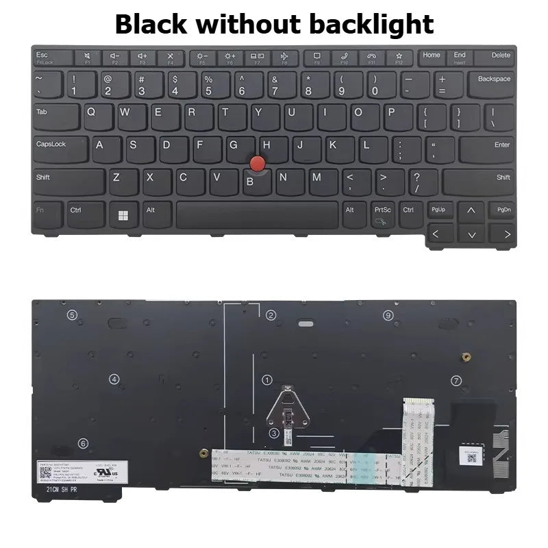 Keyboard for Lenovo Thinkpad X13 Yoga L13 X13 GEN1 Gen2/3 S2 gen7 S2 yoga gen8  laptop keyboard replacement Lenovo laptop repair parts