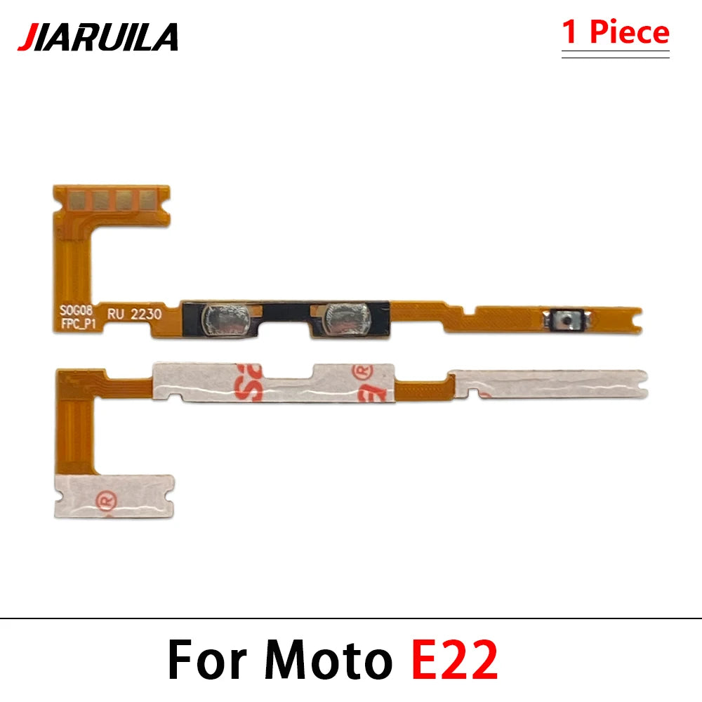 Power On Off Volume Button Key Flex Cable For Motorola Moto E20 E30 E40 E13 E14 E15 E22 E22i E23 E32 E32s Motorola phone repair parts