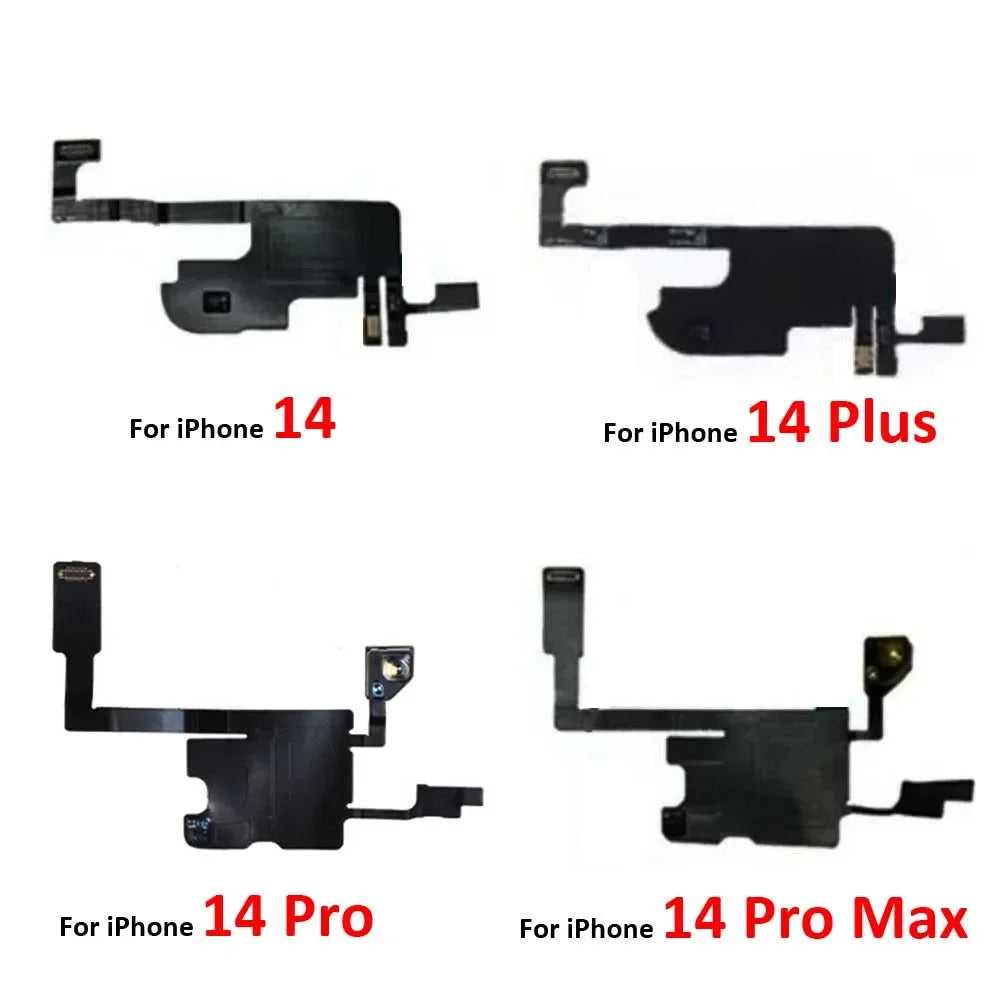 Earpiece Proximity Light Sensor Flex Cable with Mic For iPhone 13 14 15 16 17 Pro Max Plus Mini 16E Air Ear Speaker Repair Parts iPhone phone repair parts
