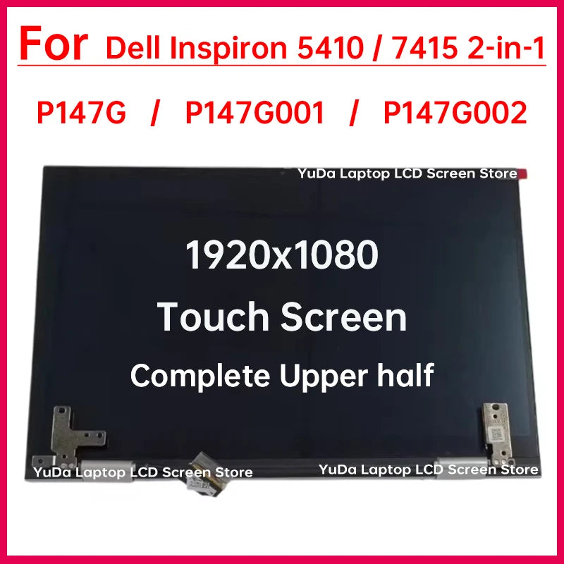 14" Touch Screen For Dell Inspiron 5410 7415 2-in-1 P147G P147G001 P147G002 LCD Display assembly Replacement Complete Upper half DELL laptop repair parts