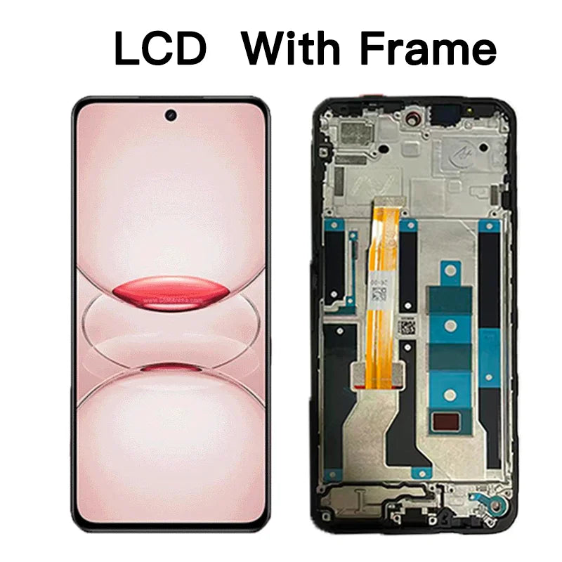 6.67'' IPS LCD For Realme C75x LCD Display Touch Screen Panel Digitizer For Realme C75X Display Replacement Repair Parts Realme phone repair parts  Oppo phone repair parts