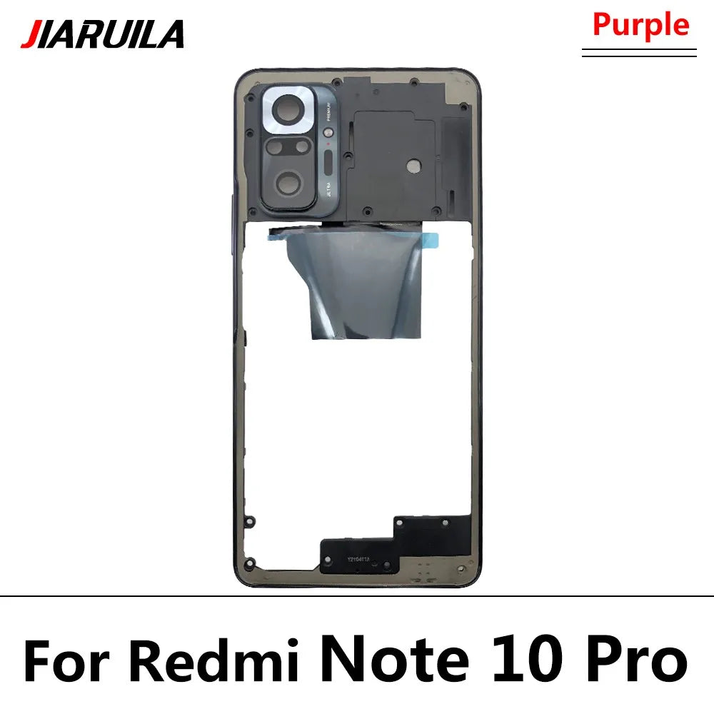 10Pcs/Lot,  New For Xiaomi Redmi Note 10 / Note 10s / Note 10 Pro Middle Frame Bezel Middle Plate Replacement Parts  Xiaomi  Xiao mi phone repair parts