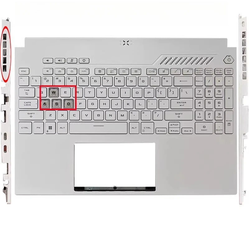 Upper case keyboard For Asus TUF3 4 air FA507 FX517 FX507 F15 topcase palmrest keybooard  C sehll Asus laptop repair parts