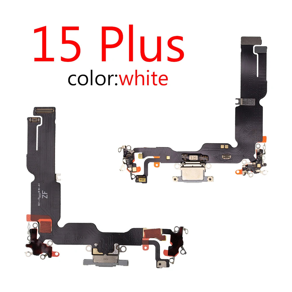 Charging Flex Cable for iPhone 15 Plus Pro Max USB Dock Connector Charger Port Replacement Parts iPhone phone repair parts