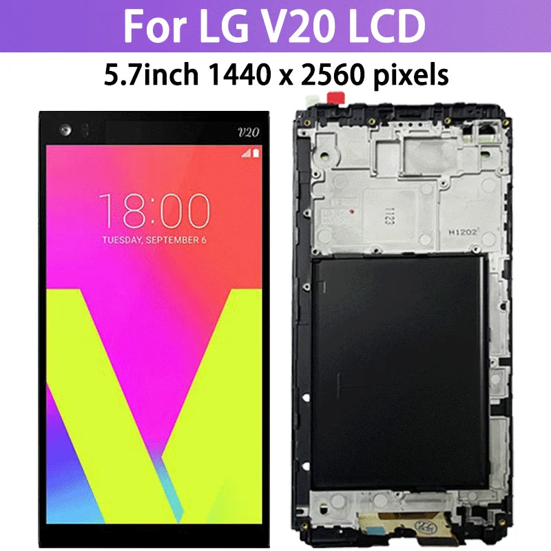 5.7“High Quality For LG V20 LCD VS995 VS996 LS997 H910 Display Touch Screen Digitizer Panel Assembly Replacement Repair Parts LG phone repair parts