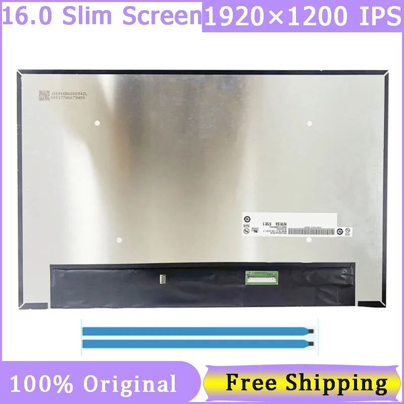 16.0" Slim 40 Pin Laptop Screen B160UAK01.J 1920*1200 FHD IPS 60HZ Display Matrix Panel