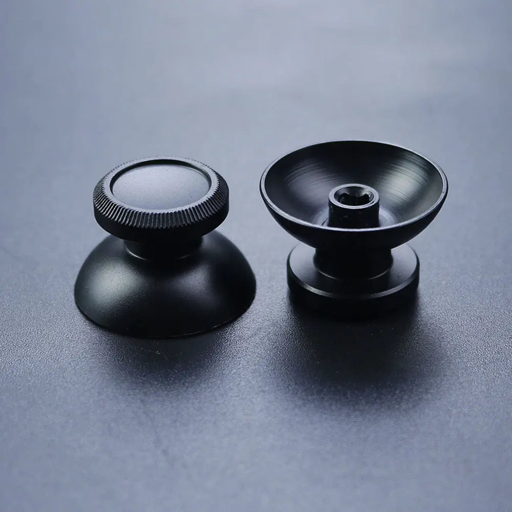 1Pair Aluminum Metal 3D Analog Joystick Thumb Stick Grip Cap Rocker Button For PS4 Pro Slim Xbox One Slim Series X S Controller Game console repair parts