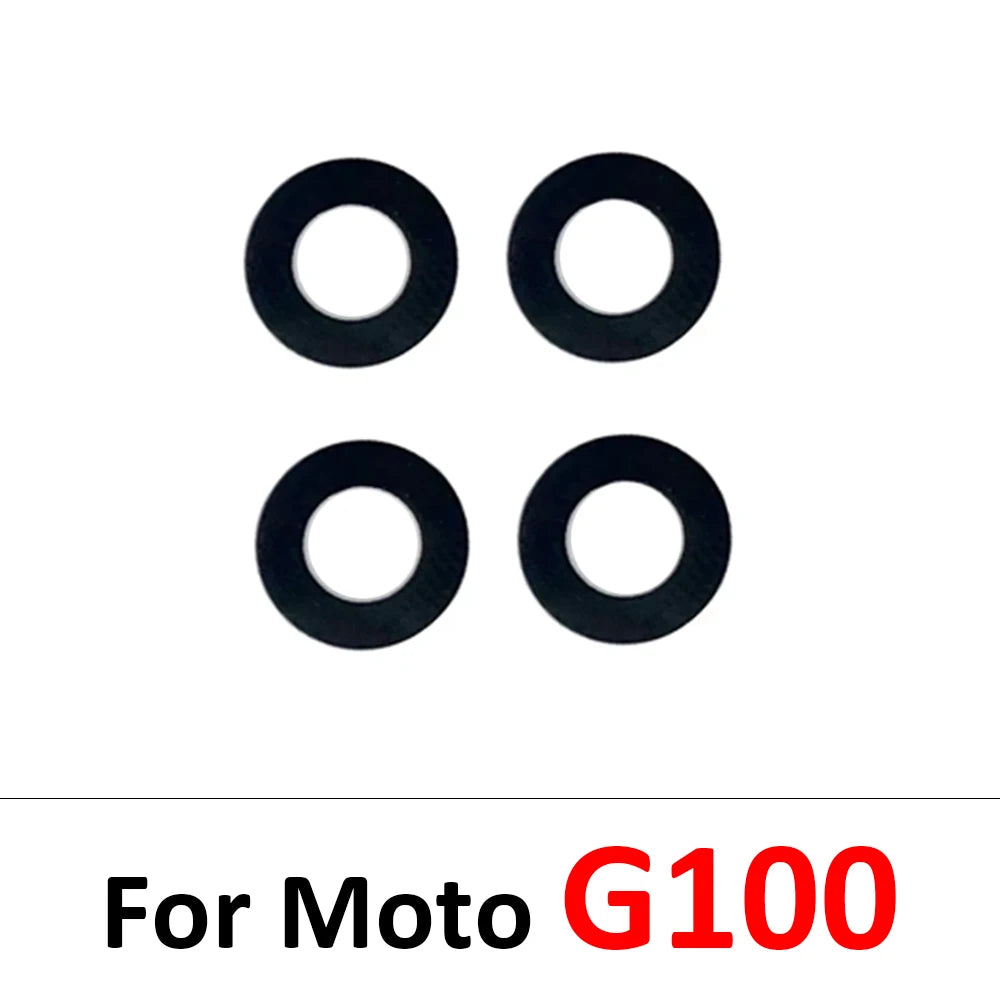 10Pcs, Camera Lens Back Rear Camera Glass Lens with Sticker For Moto G10 G20 G30 G50 G60 G60s G31 G41 G51 G71 G100 G200 5G G04s Motorola phone repair parts
