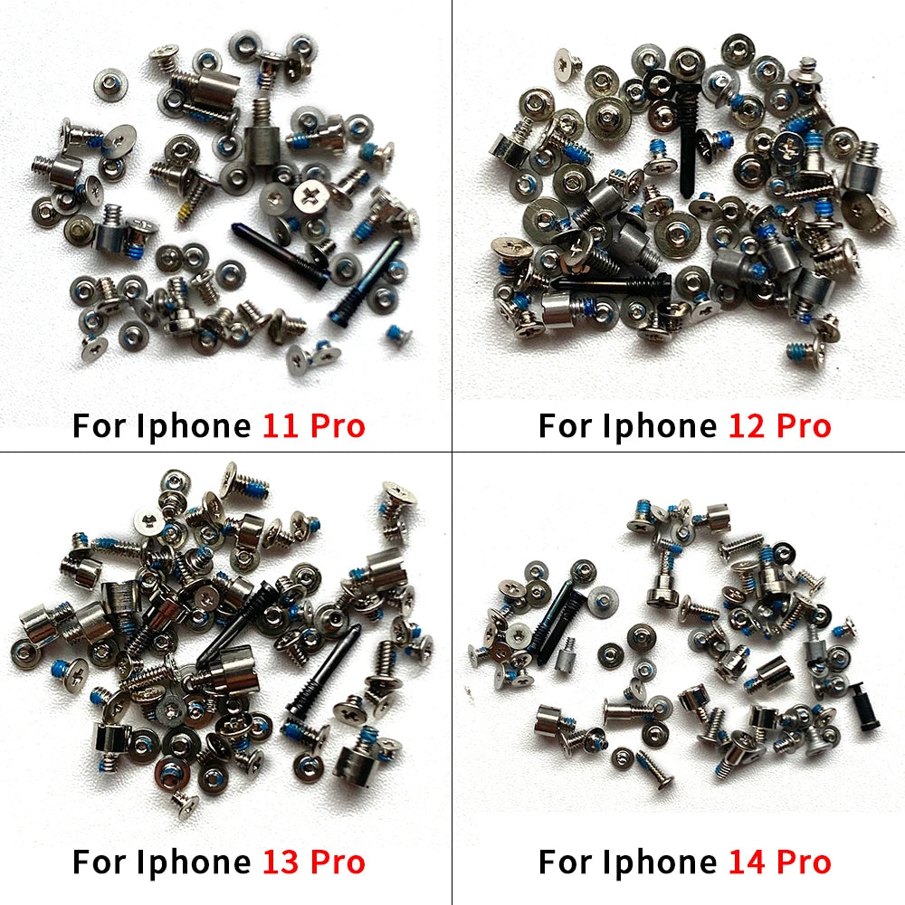 Full Inside Small Metal Holder Bracket Shield Plate Set Kit Full Screws Waterproof For iPhone 11 12 13 14 15 Pro Max 14 Plus iPhone phone repair parts