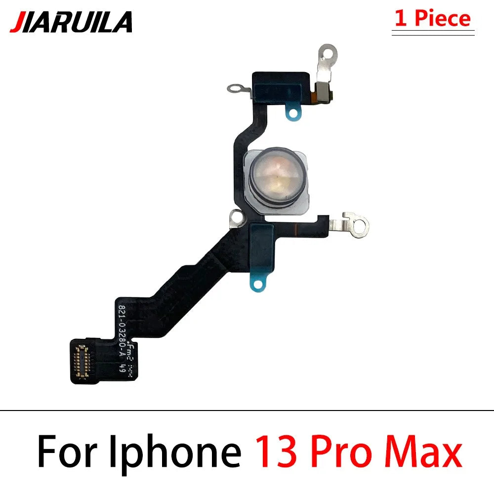 New LED Flash Flex Cable For iPhone 12 13 14 15 16 Pro Max Plus Mini Light Sensor Proximity Flex Cable Flash Light Flex Cable iPhone phone repair parts
