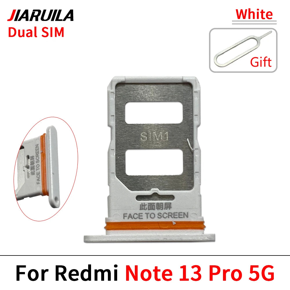 New For Xiaomi Redmi Note 13 Pro Plus 4G 5G SIM Card Tray Slot Holder Adapter Accessories  Xiaomi  Xiao mi phone repair parts