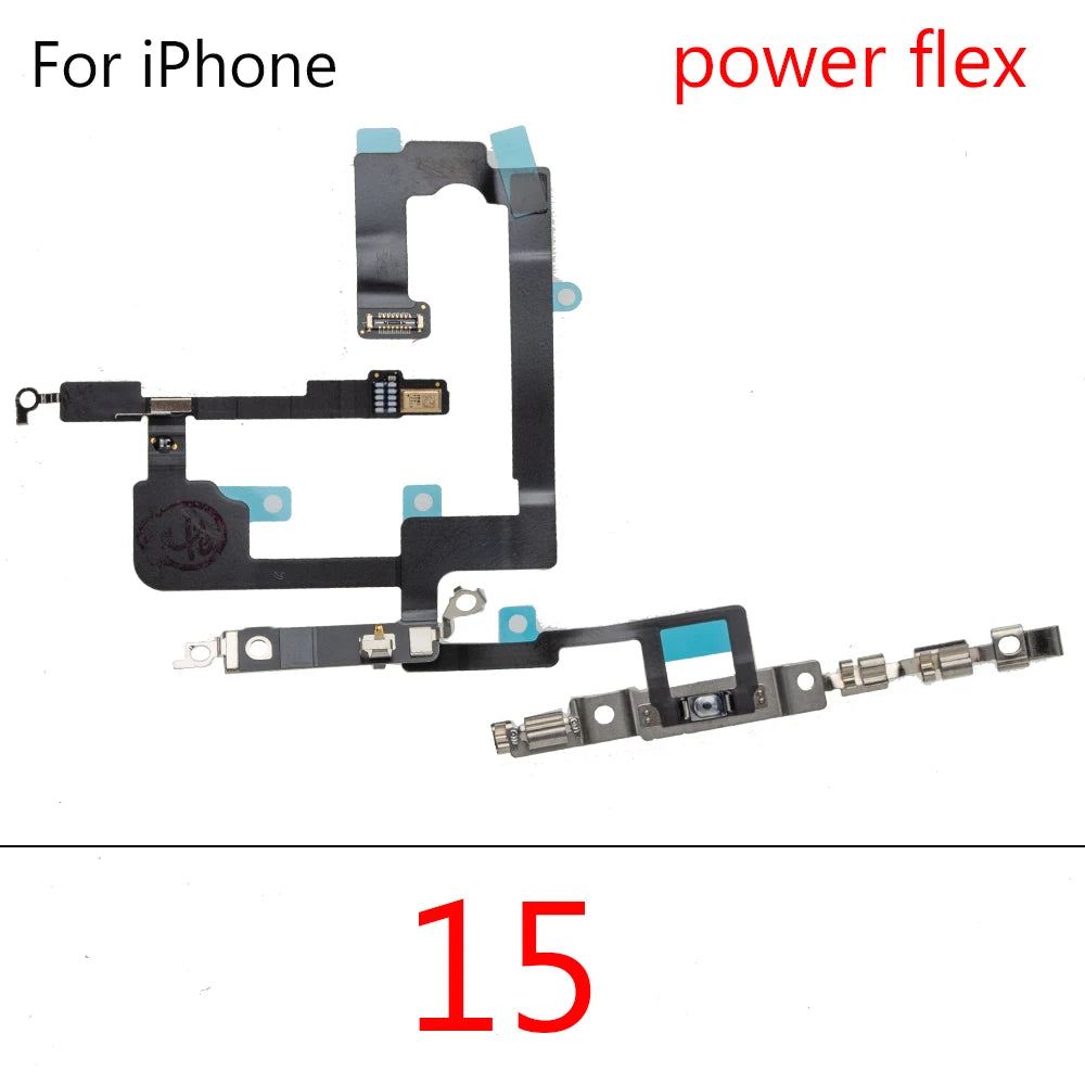 Power Switch On Off Mute Volume Button Flex Cable For iPhone 16 Plus Pro Max Promax Power On Off Volume Flex Repair Parts iPhone phone repair parts