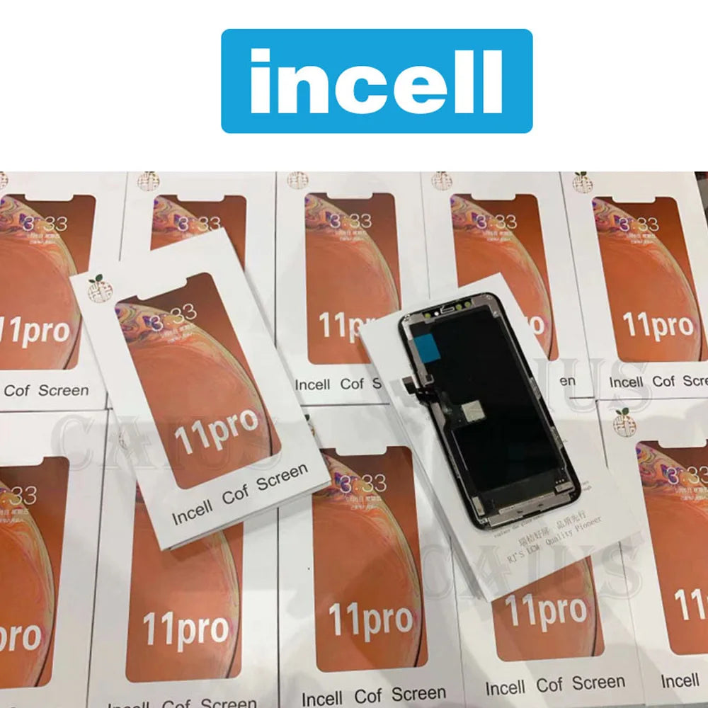 AAA+++RJ Incell Screen for IPhone XR XS Max 11 Pro 12 13 14 Display Replacement Assembly Digitizer Touch Pantalla Perfect Repair Professional Repair Tools
