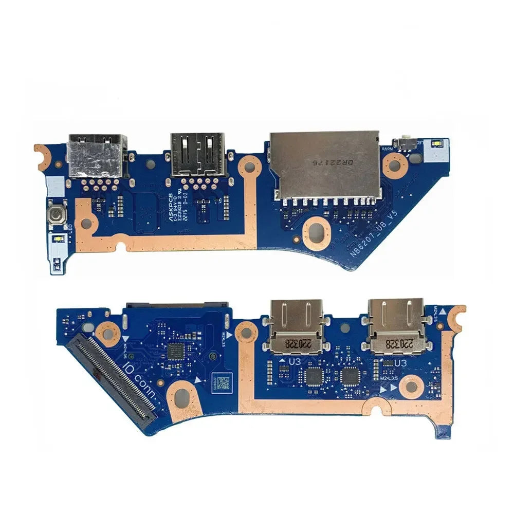OEM For Lenovo IdeaPad 5 Pro 16 IAH7 16 ARH7 16IAH7 16ARH7 2022 2023 Laptop USB Jack Card reader Power Button Board NB6207Lenovo laptop repair parts