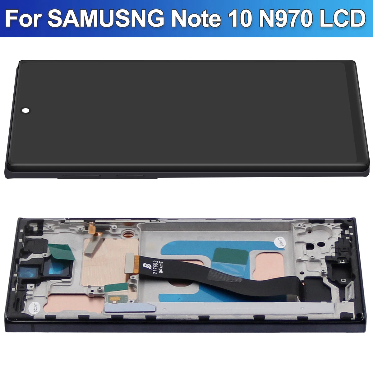 Note10 N970F N970F/DS for Samsung Galaxy Note 10 LCD Screen with Frame Display Digitizer Assembly Replacement Parts 100% Tested Samsung phone repair parts