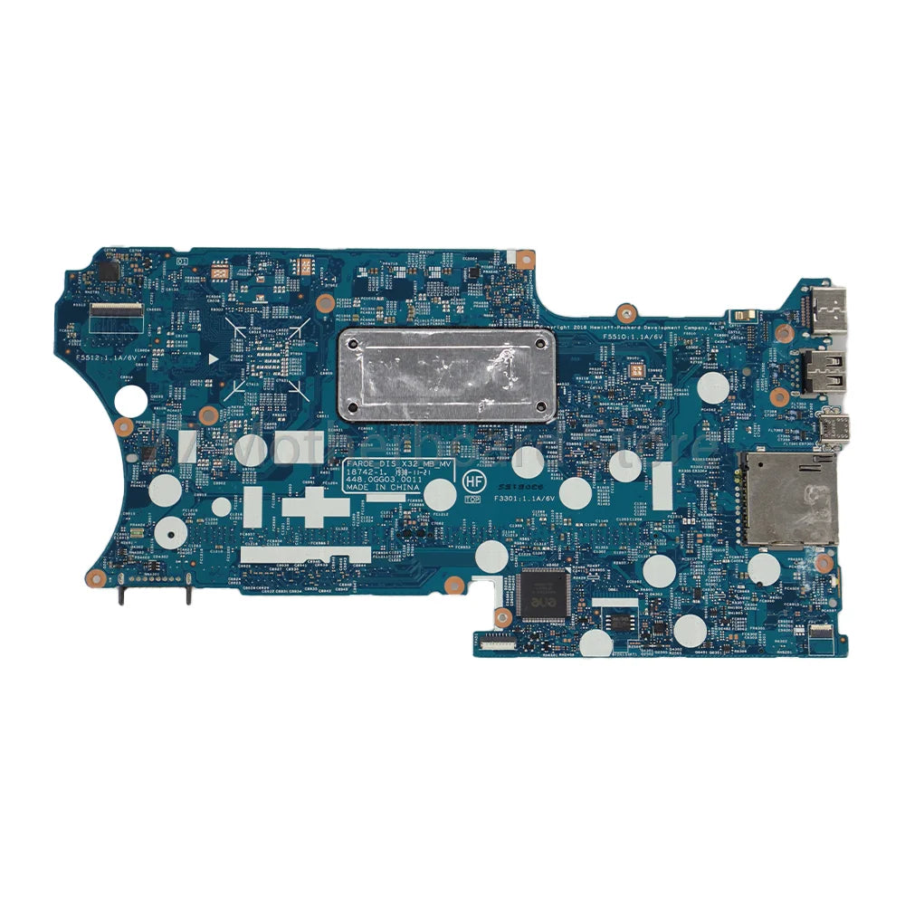 Laptop Motherboard 18742-1 For HP Pavilion X360 14-DH 14M-DH With CPU I3-8145U I5-8265U I5-10210U L67766-601 L51133-601 100%Test HP laptop repair parts