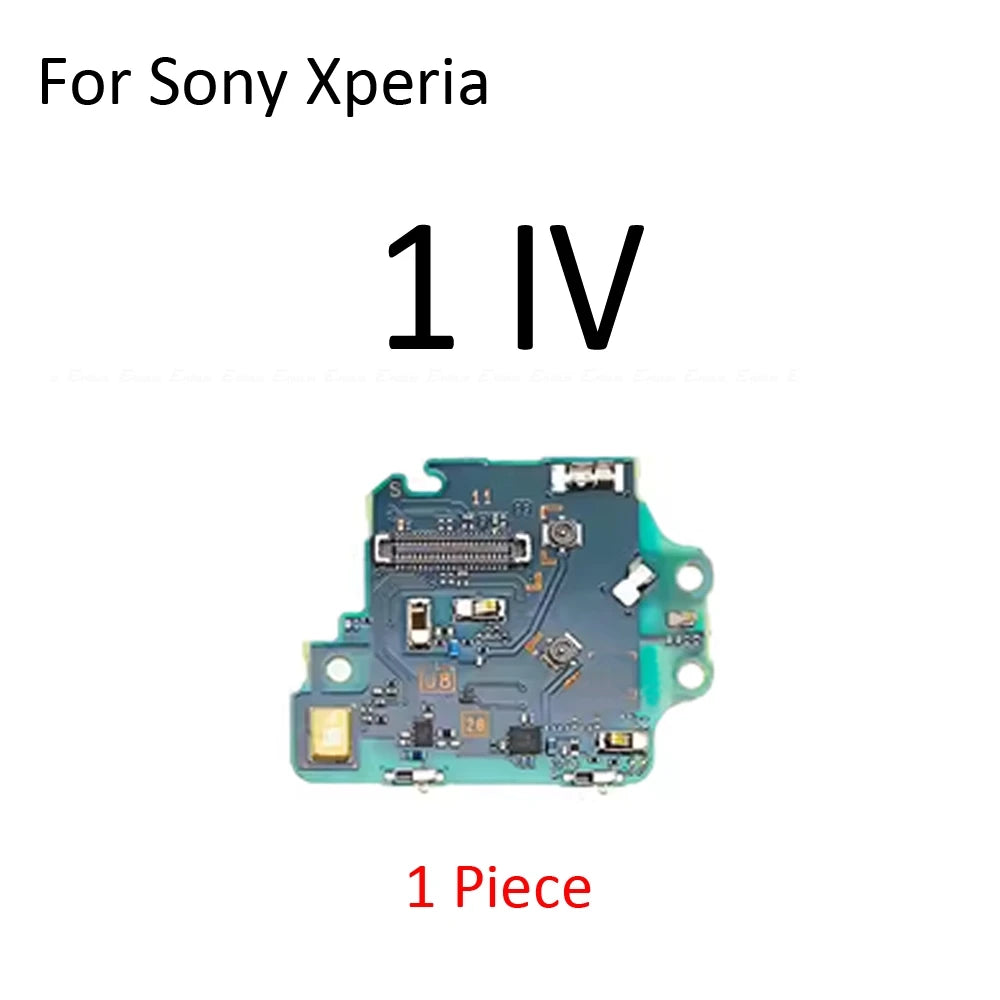 Microphone Mic Module Board SIM SD Card Reader Holder Flex Cable Replacement Parts For Sony Xperia 1 5 10 Plus II III IV Sony phone repair parts