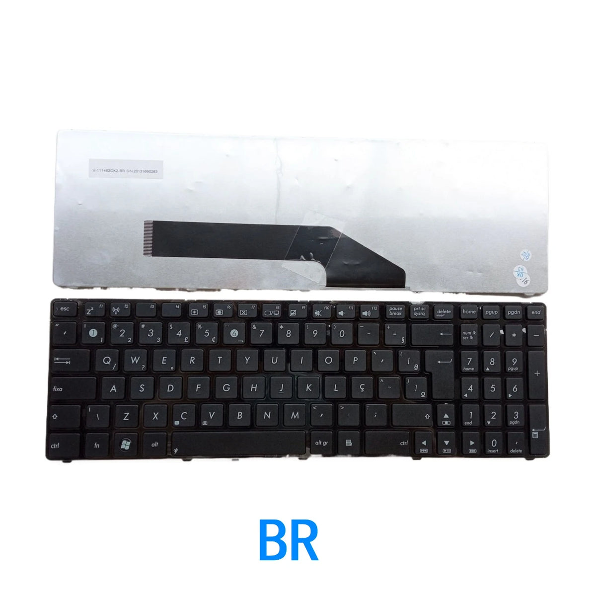 New US Russian Spanish Arab Brazil Laptop Keyboard For ASUS K50 K50I K50IJ K50C K50AB K50AD K50AF K50IN P50 P50IJ ASUS laptop repair parts
