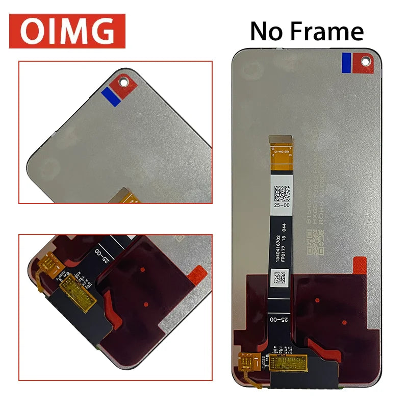 6.5'' Display For Oppo Realme 8 5G LCD Display 10 Touch Screen Digitizer Assembly For Realme8 5G RMX3241 Display Repair Parts Oppo phone repair parts Realme phone repair parts