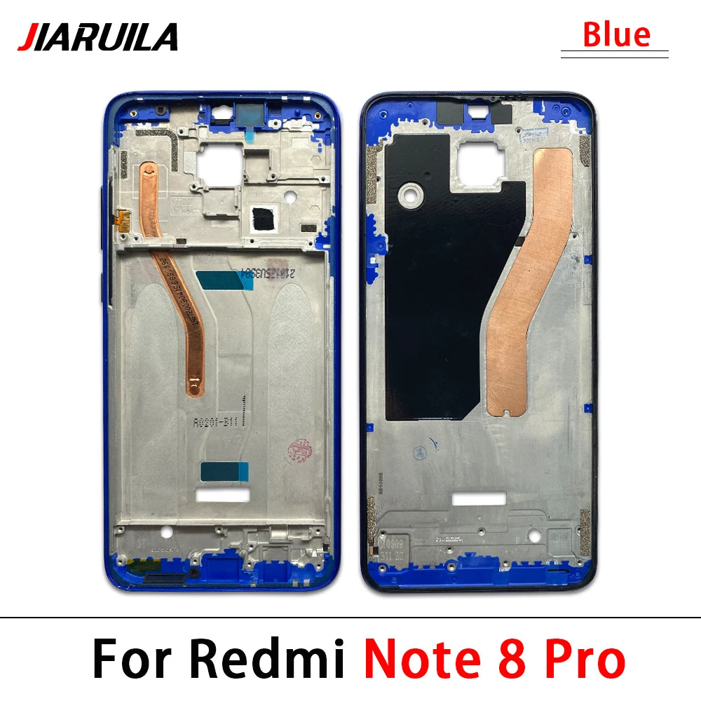 New For Xiaomi Redmi Note 7 8 9s Pro Front Housing LCD Frame Screen Bezel Holder Replacement Parts Xiaomi  Xiao mi phone repair parts