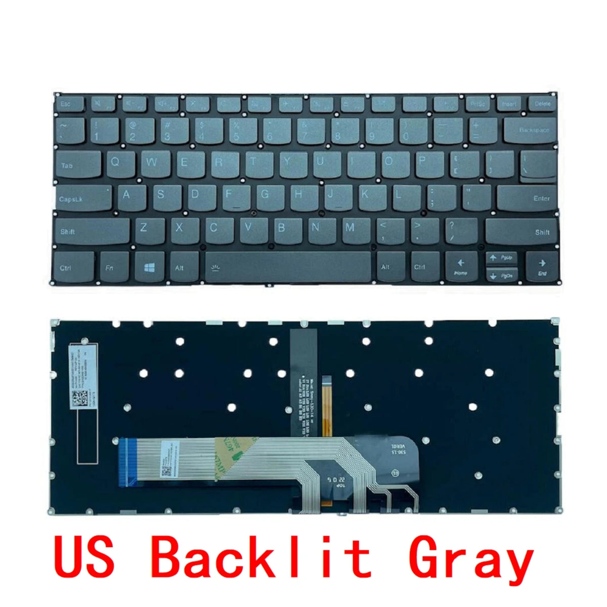New US Russian Spanish Arab Brazil Portuguese Backlit Keyboard For Lenovo YOGA 530-14ARR 530-14IKB 730-13 730-15IKB/730-15IWL Lenovo laptop repair parts