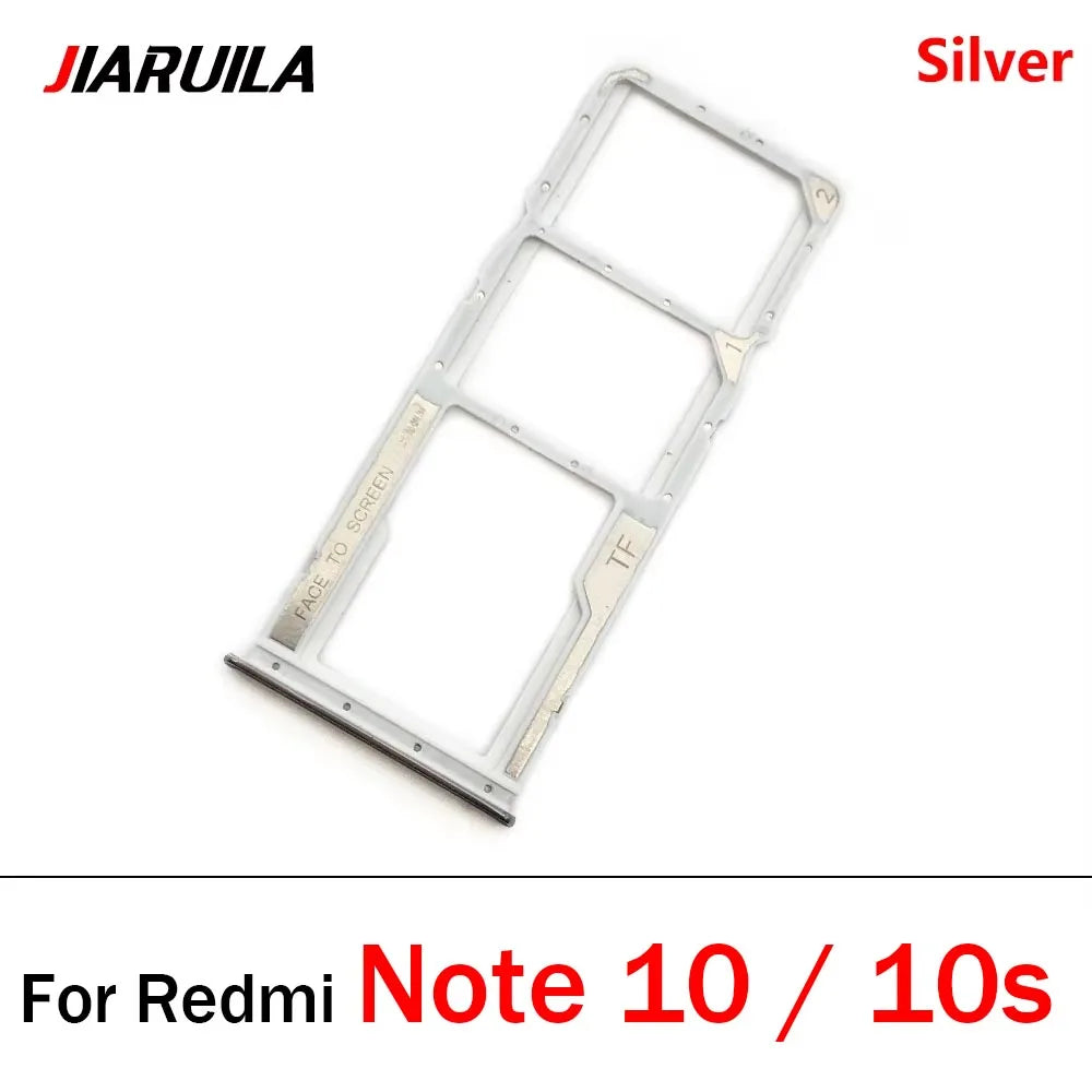 New SiM Card Tray For Xiaomi Redmi Note 10 10s Pro 5G SIM Card Slot SD Card Holder Adapter Replacement Parts  Xiaomi  Xiao mi phone repair parts