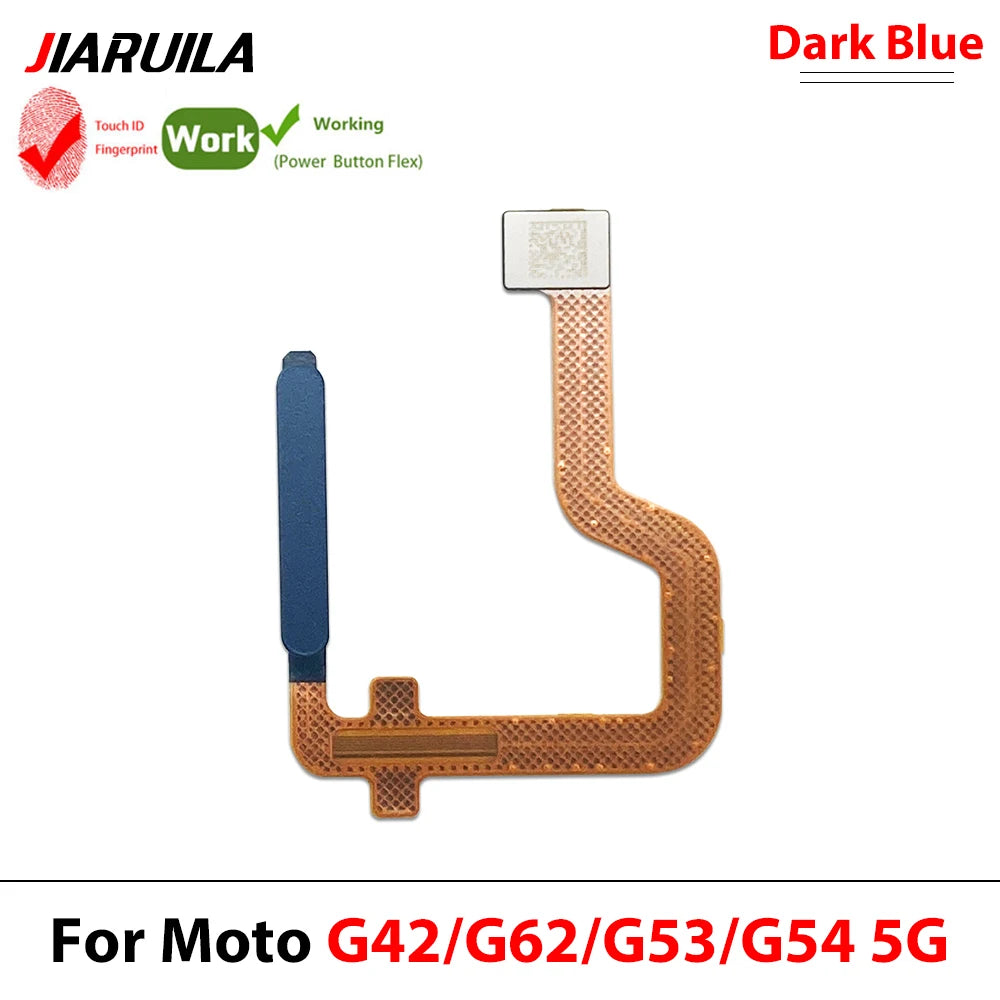 Home Button FingerPrint Touch ID Sensor Flex Cable For Motorola Moto G22 G42 G62 G53 G54 E32 Replacement Parts Motorola phone repair parts