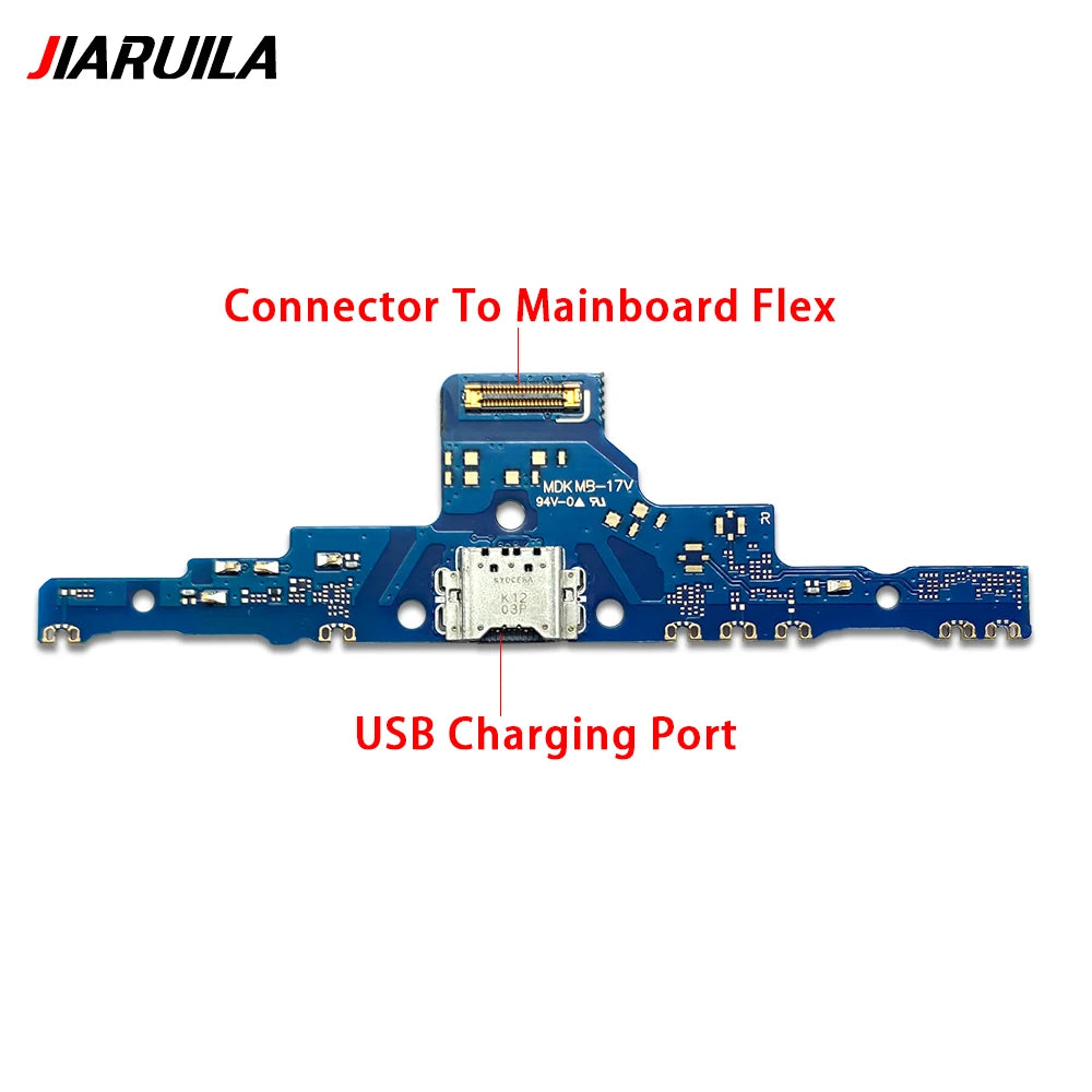 10Pcs, New For Samsung Tab S6 Lite P610 P615  USB Micro Charger Charging Port Dock Connector Microphone Board Flex Cable Samsung phone repair parts