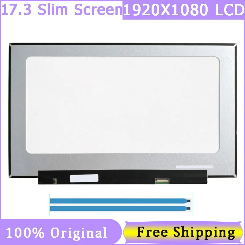 17.3 Inch Slim 30 Pin Laptop Screen NV173FHM-N49 Fit NV173FHM-N4k N4G N4C N4F B173HAN04.8 1920x1080 FHD IPS LCD Display Panel
